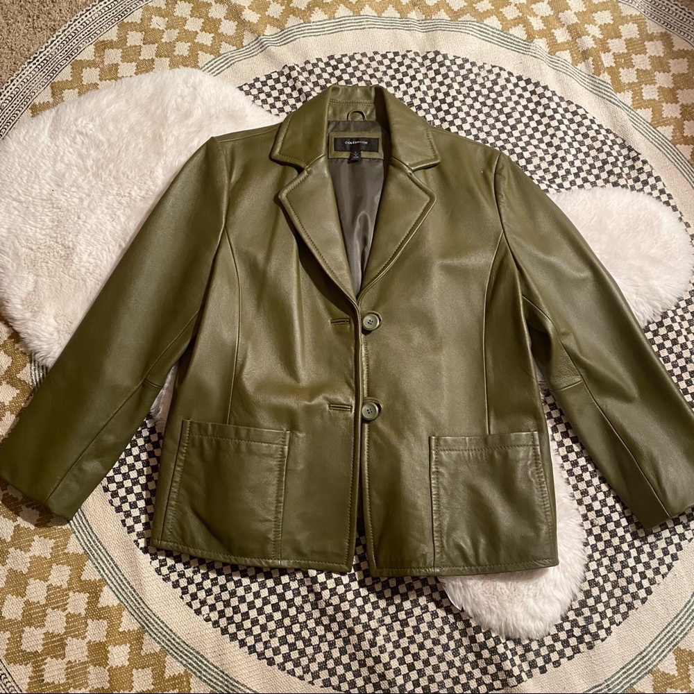 Colebrook leather jacket